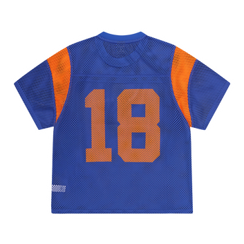OPEN MESH PANEL JERSEY [BLUE/ORANGE]
