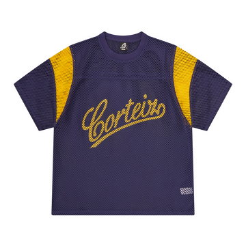 OPEN MESH PANEL JERSEY [NAVY/YELLOW]
