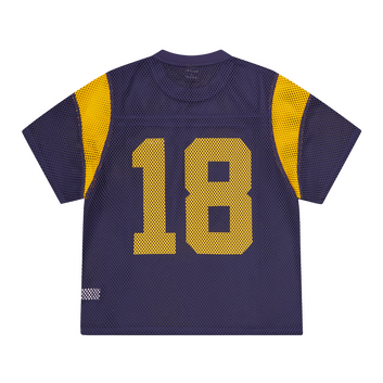 OPEN MESH PANEL JERSEY [NAVY/YELLOW]