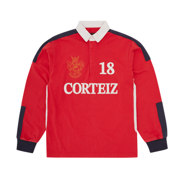 PANELLED RUGBY [RED]