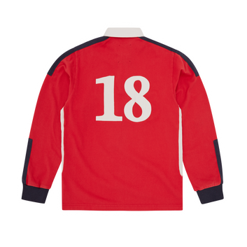 PANELLED RUGBY [RED]