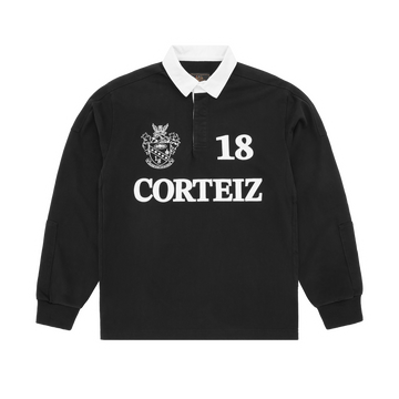 PANELLED RUGBY [BLACK]