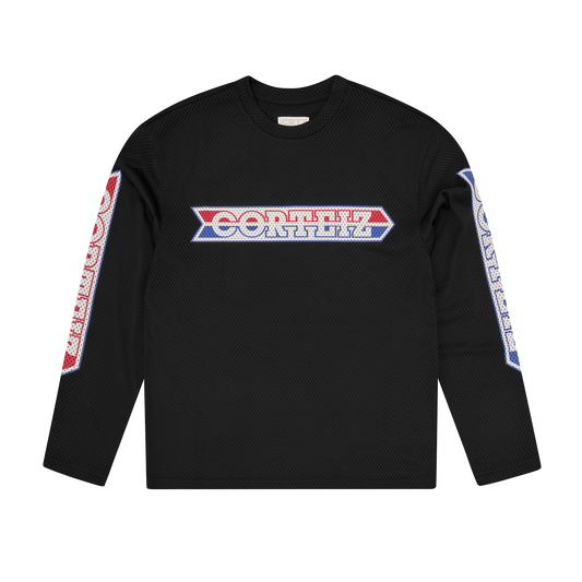 RACE MESH LS JERSEY [BLACK]