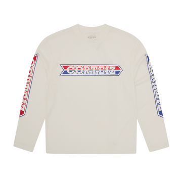 RACE MESH LS JERSEY [OFF WHITE]
