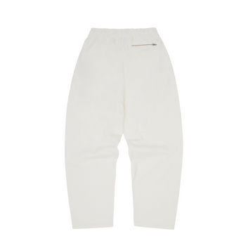 ROYALE CREST OPEN HEM SWEATPANT [CREAM]