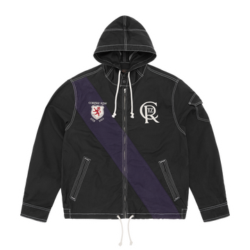 SHIELD CREST TWILL JACKET [BLACK]