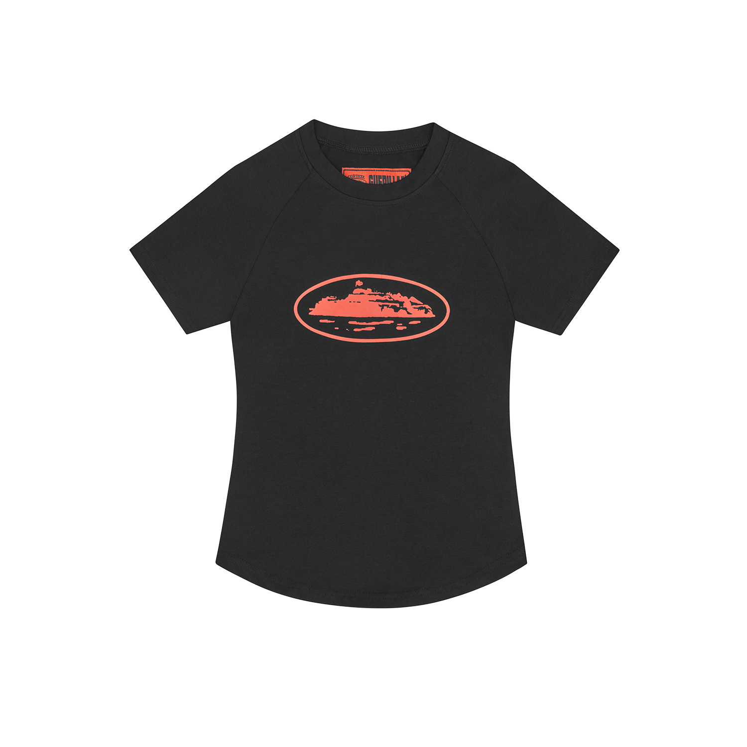 ALCATRAZ BABY TOP [BLACK & RED]