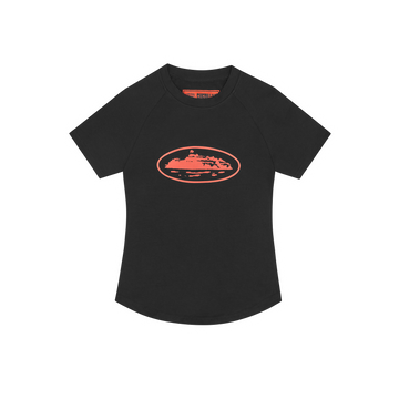 ALCATRAZ BABY TOP [BLACK & RED]