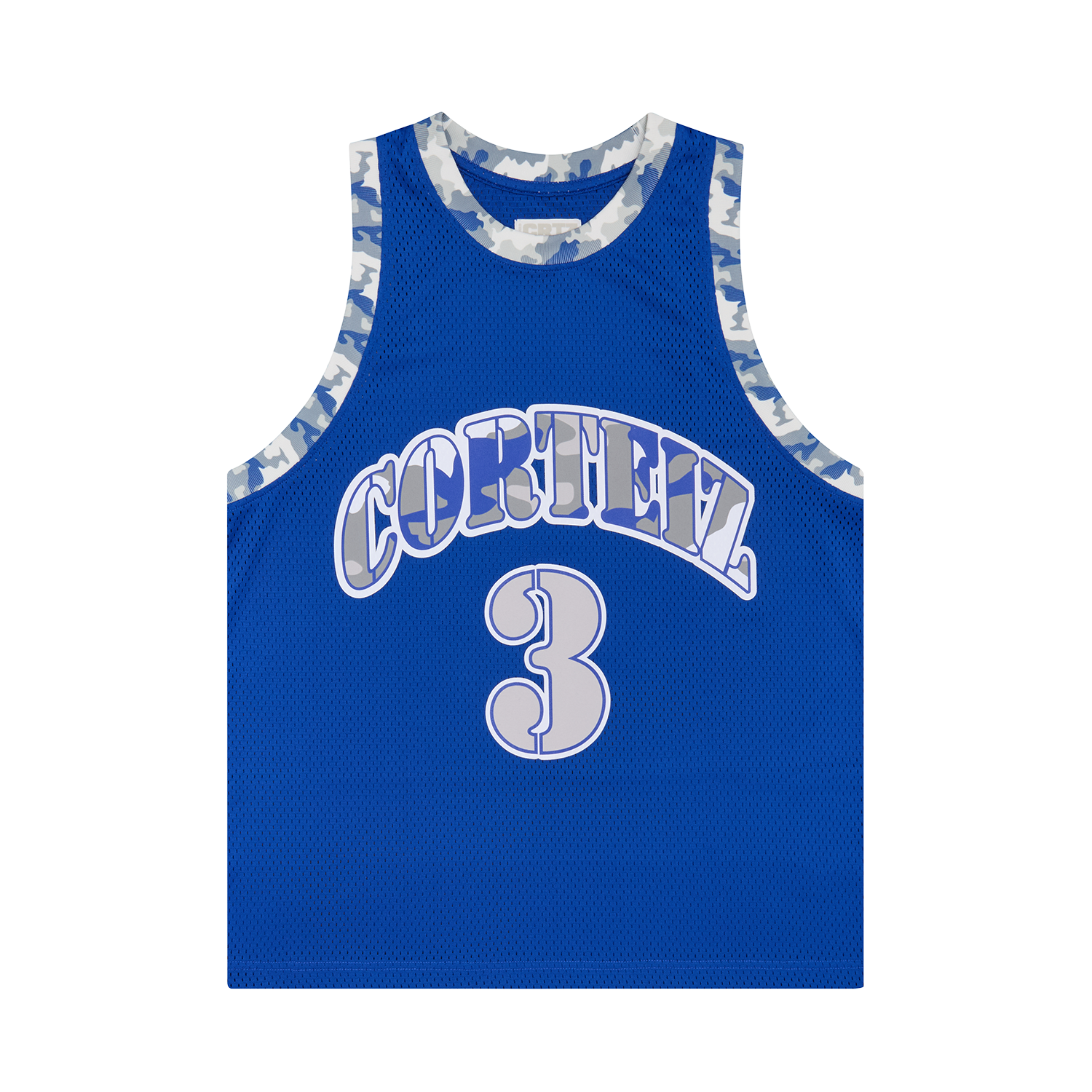 STENCIL CAMO BBALL JERSEY [ROYAL BLUE]
