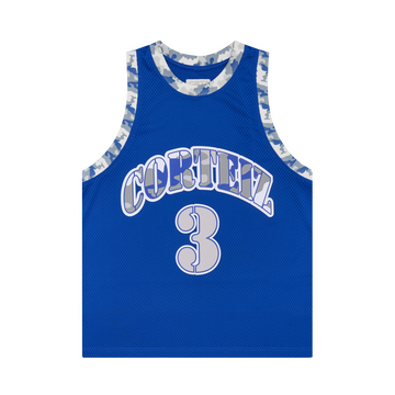 STENCIL CAMO BBALL JERSEY [ROYAL BLUE]