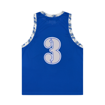 STENCIL CAMO BBALL JERSEY [ROYAL BLUE]