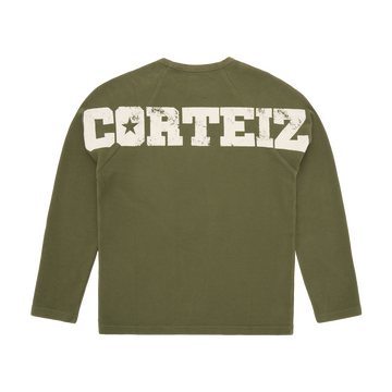 STAR RAGLAN WAFFLE THERMAL [OLIVE]