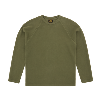 STAR RAGLAN WAFFLE THERMAL [OLIVE]