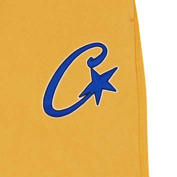 SATIN C STAR APPLIQUE JOGGERS [MUSTARD]