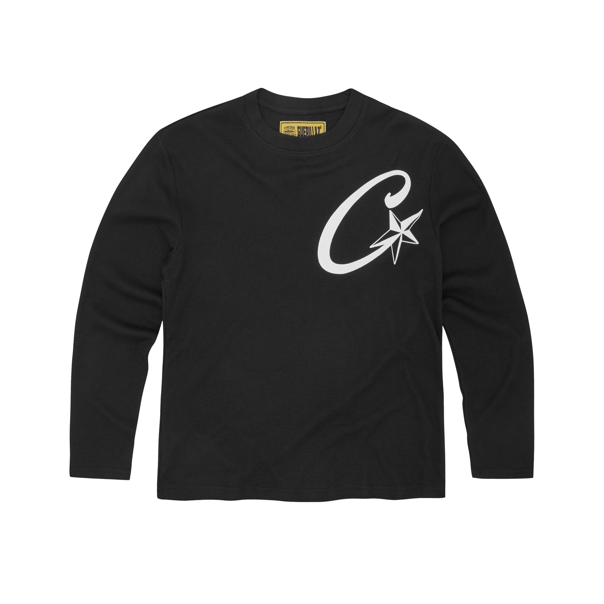 C STARZ WAFFLE LONGSLEEVE [BLACK]