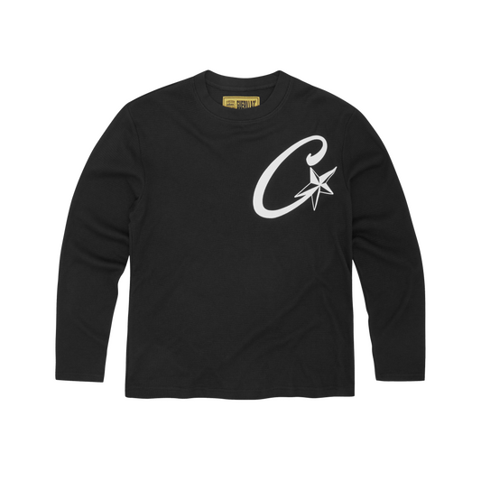 C STARZ WAFFLE LONGSLEEVE [BLACK]