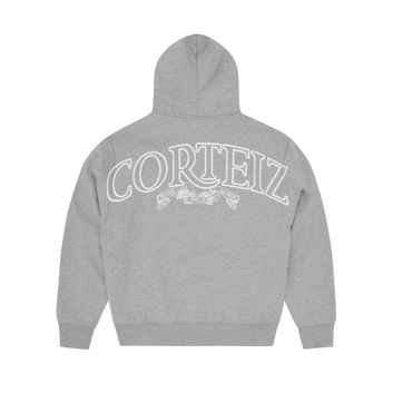 SUPERIOR ROYALE ZIP HOODIE [HEATHER GREY]
