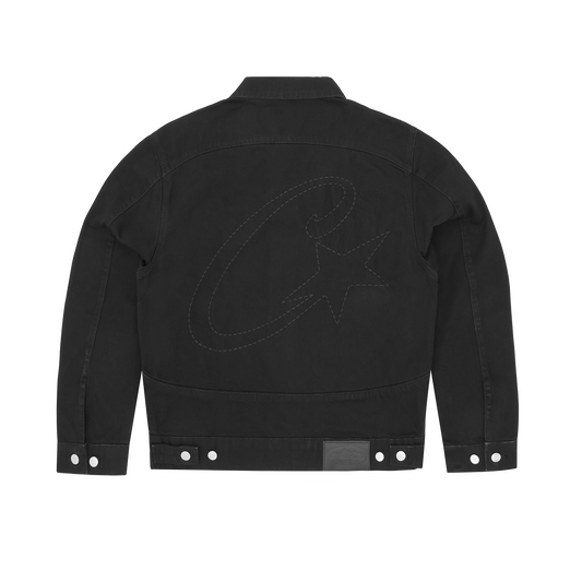 C-STAR STITCH-DOWN DENIM JACKET [TRIPLE BLACK]