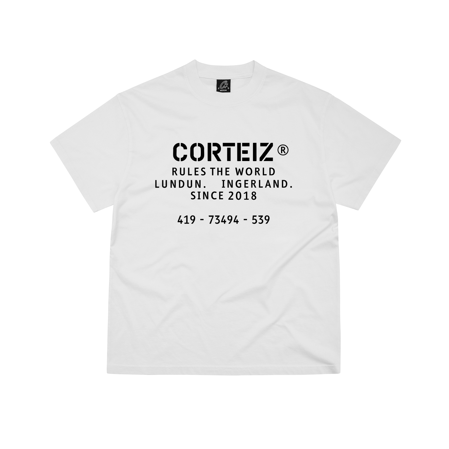 OG STENCIL TEE [WHITE]