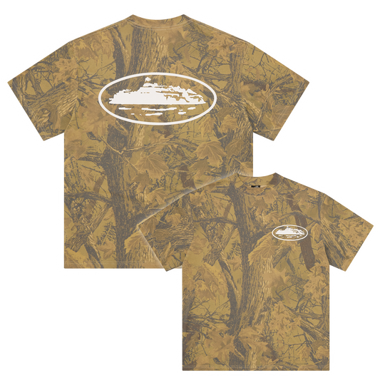 ISLAND PUFF PRINT TEE [FOREST CAMO]
