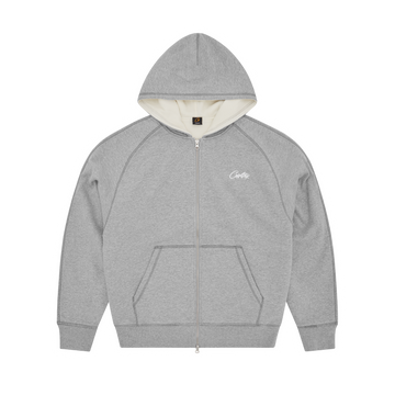 HMP THERMAL ZIP HOODIE [HEATHER GREY]