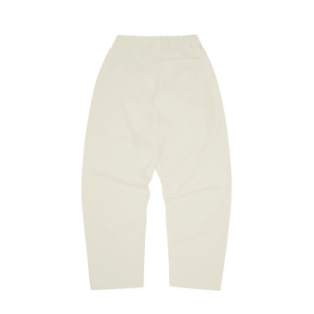 ISLAND PUFF PRINT OPEN HEM SWEATPANT [OFF WHITE]