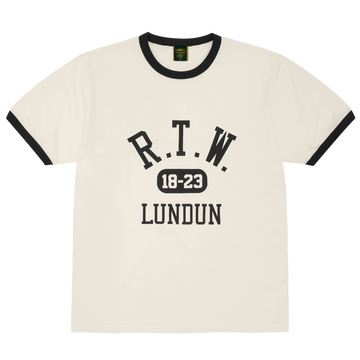 COLLEGE RINGER T-SHIRT [OFF WHITE]
