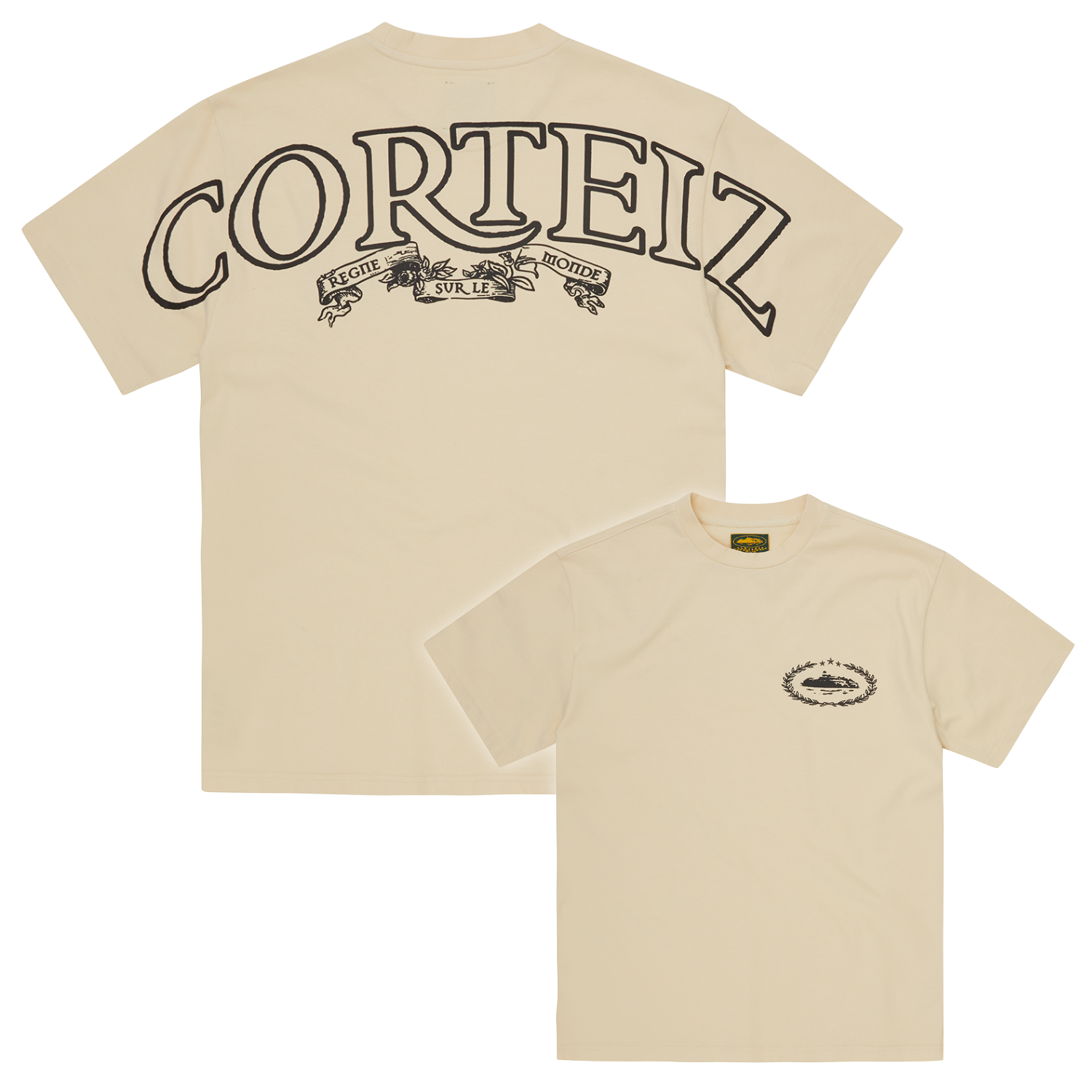 ROYALE HEAVYWEIGHT TEE [CREAM]