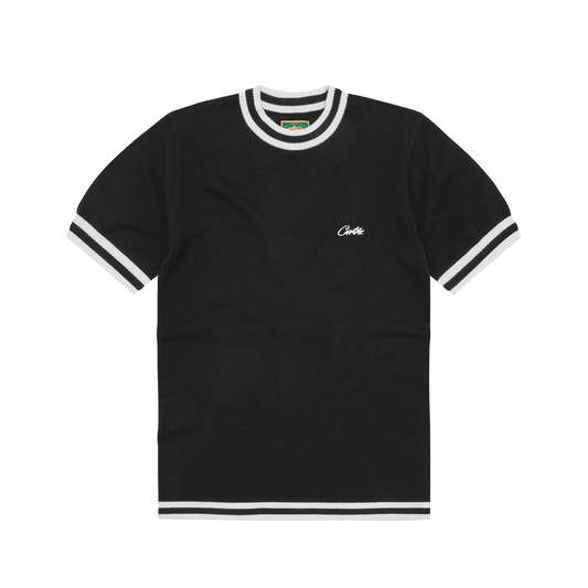 DEALA KNIT TEE [BLACK]